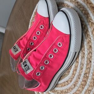 Chuck Taylor All Star Converse Hot Pink Slip Ons Unisex 8W/6M